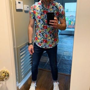 Pull & Bear Super Skinny Dark Denim Jeans 31x30